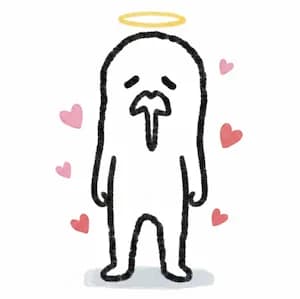 良心をイメージした天使キャラクター