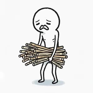 細割りサイズのキャラクター